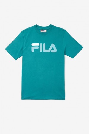 Fila Eagle Tee Paci/Dtrq/Wht | MVCN98520