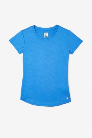 Fila Essentials Short Sleeve Top Azules | ZUCQ23475