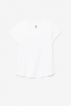 Fila Essentials Short Sleeve Top Blancas | XRVH10486