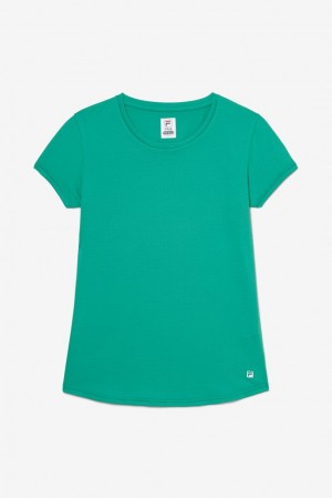 Fila Essentials Short Sleeve Top Verde | AGOY82769