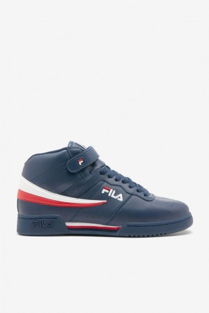 Fila F-13 Sneakers Azul Marino Blancas Rojas | LREU06957