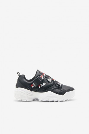 Fila Fast Charge Tennis Shoes Blk/Fred/Wht | AUEI81602