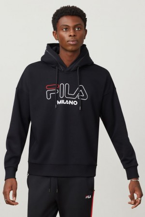 Fila Fila Milano French Terry Hoodie Negras | YEGL74013