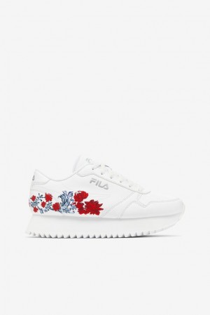 Fila Fila Orbit Flower Sneakers Blancas Blancas Blancas | TBZO78435