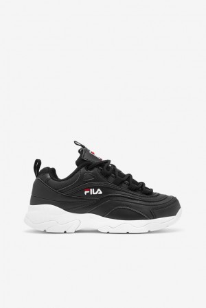 Fila Fila Ray Tennis Shoes Blk/Fred/Wht | IFJD97206