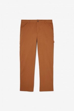 Fila Flannel Lined Carpenter Pants - 30 Inseam 971 Chestnut | AOLK63041