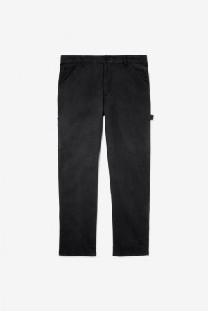 Fila Flannel Lined Carpenter Pants - 30 Inseam Negras | EVJO03917