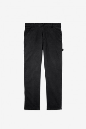 Fila Flannel Lined Carpenter Pants - 32 Inseam Negras | TLMJ52497