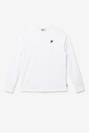 Fila Flynn Long Sleeve Tee Blancas | YXRW60185