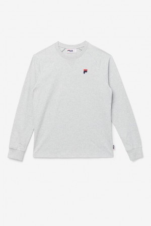 Fila Flynn Long Sleeve Tee Gris Claro | SCYE36892