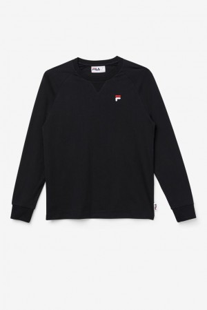 Fila Flynn Long Sleeve Tee Negras | AJWT20487