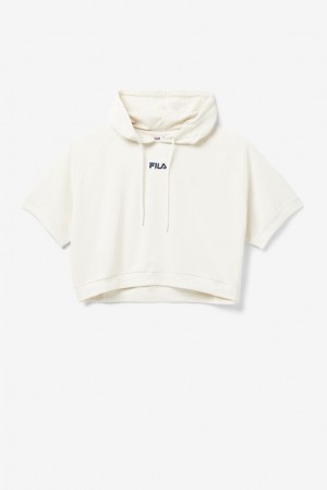 Fila Genoveffa Short Sleeve Hoodie Blancas | JYZN05319