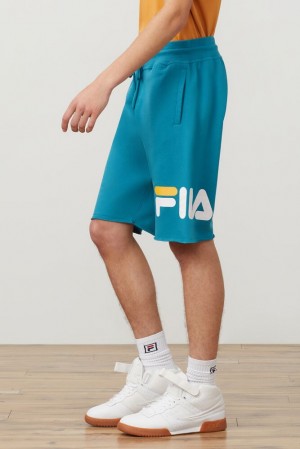 Fila George Short Azules Blancas Amarillo | ANJB18370