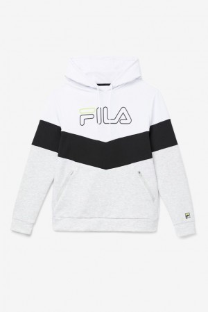 Fila Gerado Tech Hoodie Blancas Gris Claro | JNGM26780