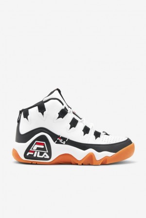 Fila Grant Hill 1 Tarvos Sneakers Blancas Negras Rojas | MZVX89017