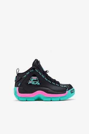 Fila Grant Hill 2 Repeat Sneakers Negras | EZYD43059