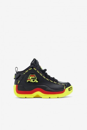 Fila Grant Hill 2 Repeat Sneakers Negras Amarillo Rojas | FADQ56701