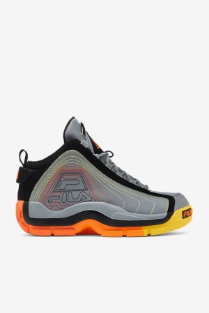 Fila Grant Hill 2 Stitch Sneakers Negras Rojas Naranjas | MJIH76429