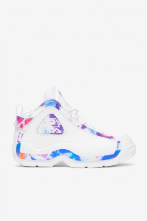 Fila Grant Hill 2 Tie Dye Sneakers Blancas | THID97056