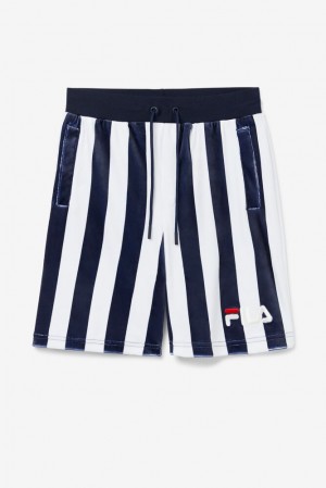 Fila Grid Velour Short Blancas | CAIP08643