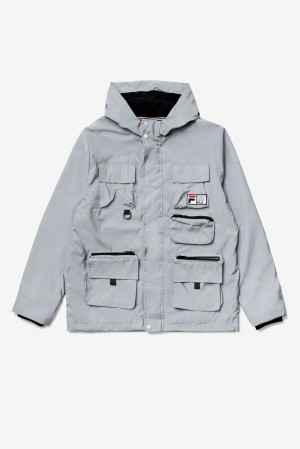 Fila Grivola Shell Jacket Plateadas | KQRW62134