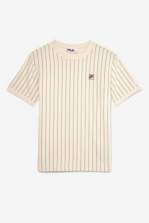 Fila Guillo Tee 935 Tapioca / Peacoat | XABN59743