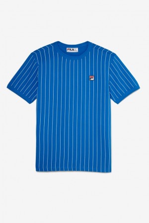 Fila Guillo Tee Azules Blancas | CBPO19823