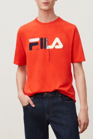 Fila Hawk Tee Chrytomato | TMAK06475