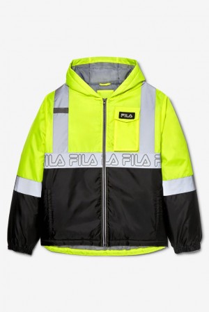 Fila High Visibility Field Hooded Jacket Amarillo | QAMC10689