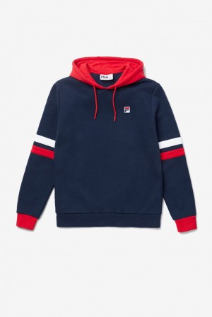 Fila Hurley Hoodie Rojas Blancas | BLGY47021