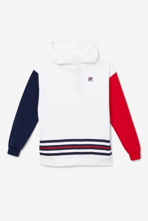 Fila Indu Hoodie Blancas Rojas | TFXB40953