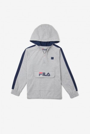 Fila James Hoodie Gris | LFJH20861