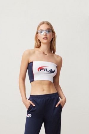 Fila Josefa Tube Top Peac/Wht/Cred | XVBY40753