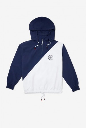 Fila Kornelia 1/2 Zip Windbreaker Blancas | FXZD86517