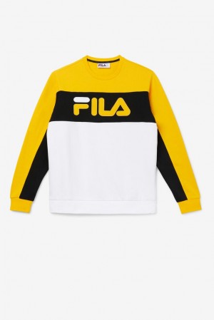 Fila Lesner Fleece Crew 755 Gfus/Blk/Wht | MPXG01784