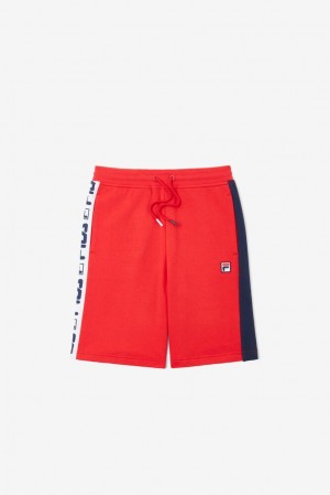 Fila Logo Short Rojas | ZOYM41735