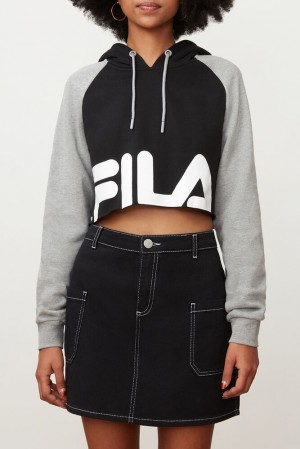 Fila Luciana Hoody Blk/Lgrym/Wht | SYOI68932