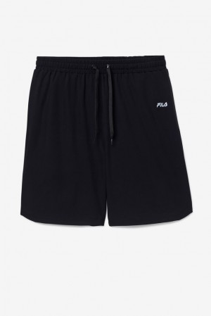 Fila Maaz Short Negras Plateadas Negras | OIMA91462