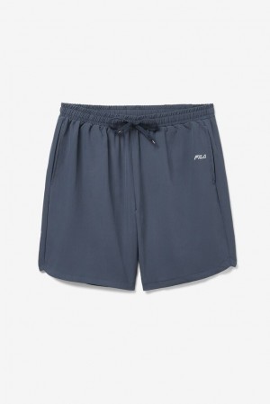 Fila Maaz Short Plateadas Negras | AHBC45973