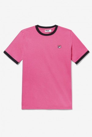 Fila Marconi Ringer Tee Rosas | ABIK32907