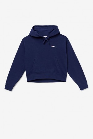 Fila Marina Hoodie 410 Peacoat | UQNL84059