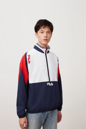 Fila Marty Windjacket Peac/Wht/Cred | VAJI49650