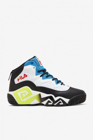 Fila Mb Sneakers Blancas Negras Azules | LBFI28617