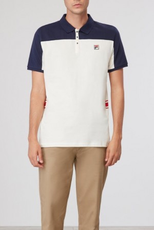 Fila Mivvi Polo Navy/Grd/Cred | OUXP36420