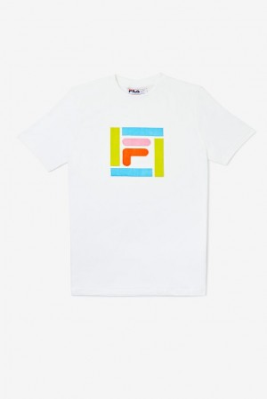 Fila Monique Tee Blancas | YNQS85029