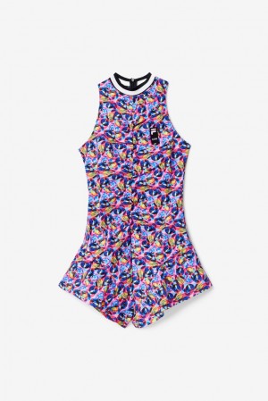 Fila Msgm X Fila Tie Dye Romper Dress Rosas | EHZP27065