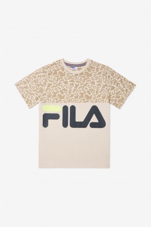 Fila Nolan Tee 050 Cement | KOPI04681