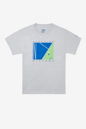 Fila Nyc Court Tee Gris | QHTX04861