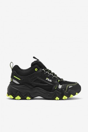 Fila Oakmont Tr Mid Sneakers Blk/Sfty/Msil | QLZW59146