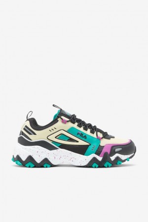 Fila Oakmont Tr Sneakers Negras Creme Verde | KTSB92487